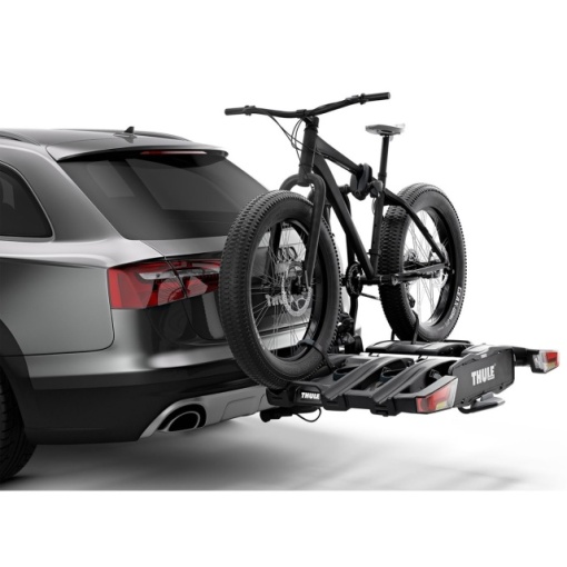 Suport biciclete Thule EasyFold XT 3 NEGRU cu prindere pe carligul de remorcare - pentru 3 biciclete - Img 6