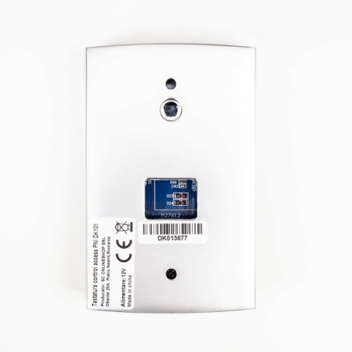 Tastatura control acces PNI DK101 stand alone antivandal cu cititor de card exterior si interior IPX6 - Img 7