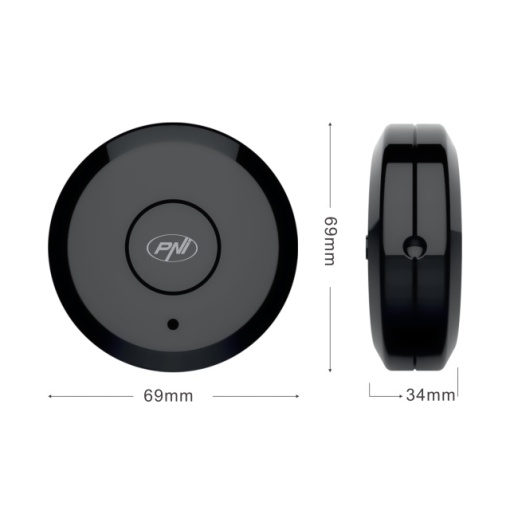 Telecomanda inteligenta IR PNI SafeHome PT11IR WiFi, control TV/IR/Home cinema/Aer conditionat prin internet, aplicatie de mobil Tuya Smart, integrare in scenarii si automatizari smart cu alte produse - Img 2