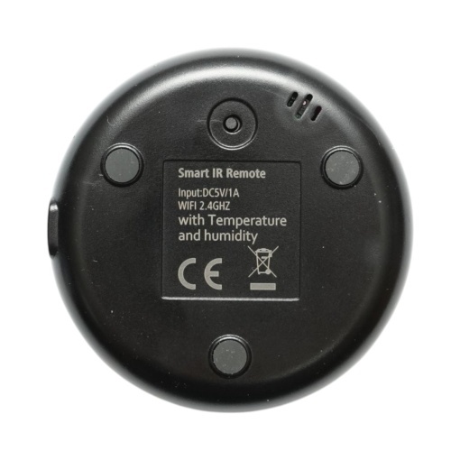 Telecomanda universala inteligenta smart Wi-Fi IR Blaster 2.4GHz cu senzor temperatura si umiditate, raza 10m, aplicatie Tuya Smart Life, compatibila Alexa si Google Home - Img 5