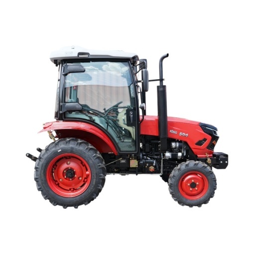 Tractor 4x4 cu cabina 50CP, motor YTO, camere video, roti 6.50-16/11.2-24 KONIG 504 - Img 4
