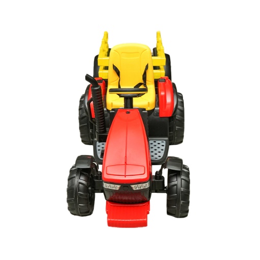 Tractor electric cu remorca, telecomanda si baterie pentru copii 1580x580x730mm - Img 4