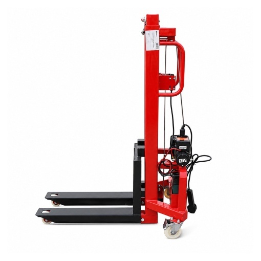 Transpalet manual 300kg cu ridicare electrica 12V, inaltime maxima 1.6m, telecomanda wireless - Img 3
