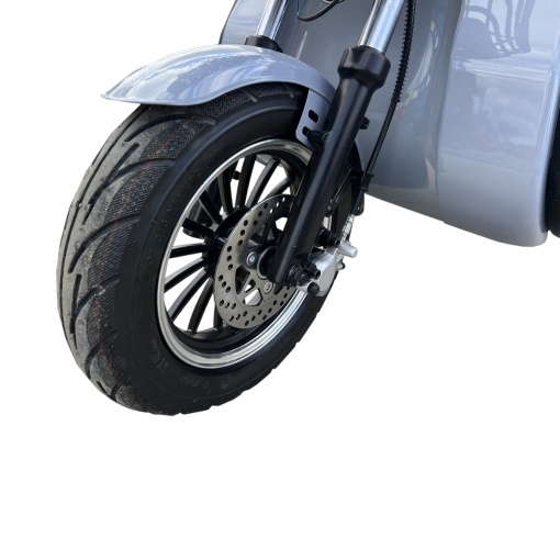 Triciclu electric BRECKNER TRAVEL gri 1000W 60V 20AH - Img 6