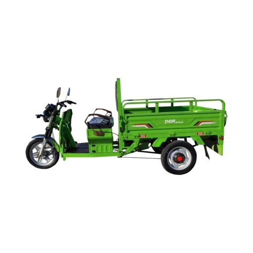 Triciclu electric Thor STAR verde cu CIV 1200W 60V45Ah - Img 3
