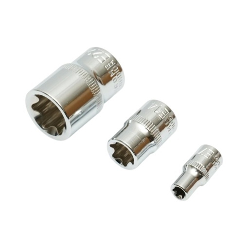 Trusa chei tubulare E-Torx E4-E24 Cr-V 14 piese Breckner Germany - Img 4