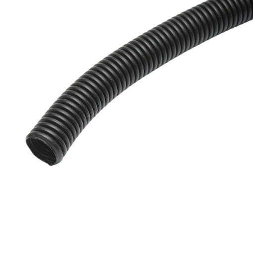 Tub flexibil copex 25mm fara fir, ignifug din polietilena HDPE, 320N negru 50m/rola Longroad - Img 3
