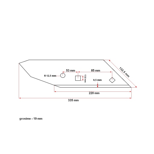 Varf brazdar dreapta Lemken H1-0318 56017 3364050 - Img 5