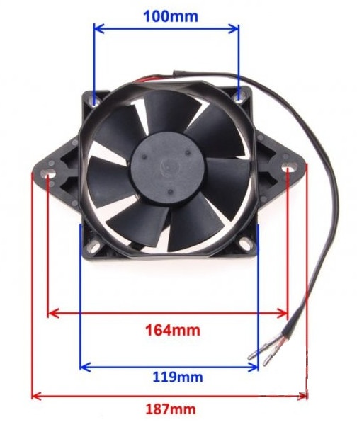 Ventilator racire radiator ATV 200cc - Img 2