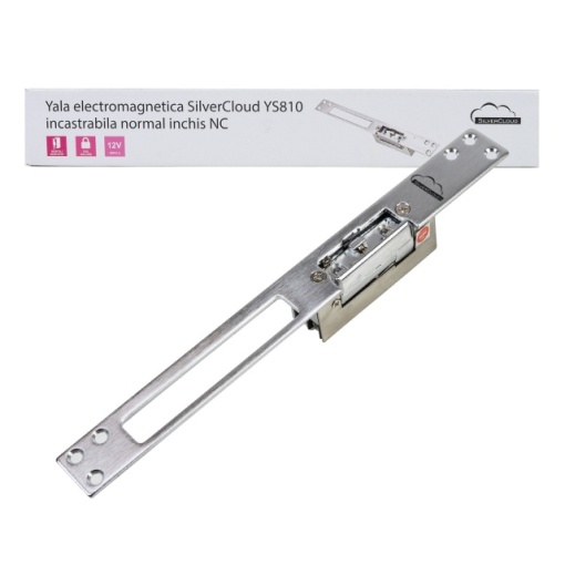 Yala electromagnetica SilverCloud YS810 incastrabila,Fail Secure NO - Img 7