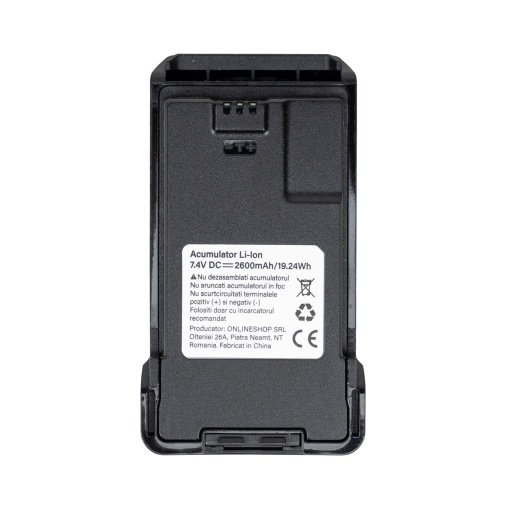 Acumulator PNI PB-P16 Li-Ion 2600 mAh pentru statie VHF/UHF PNI P16UV - Img 6
