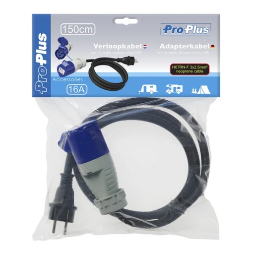 Adaptor cablu la mufa CEE 150cm 3x2.5mm² - Img 5