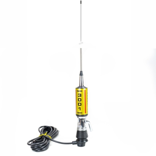 Antena CB LEMM TURBOSTAR 3001, Gold, 2000W, 26.5-28MHz, 200 cm, cu cablu RG58 4 m si mufa PL259, fabricata in Italia - Img 8