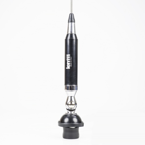 Antena CB LEMM Z2000 AT1200, lungime 130 cm, castig 2.5dB, 26.5-27.5 MHz, 300W, montura fixa, cablu RG58 4m, fabricat in Italia - Img 3