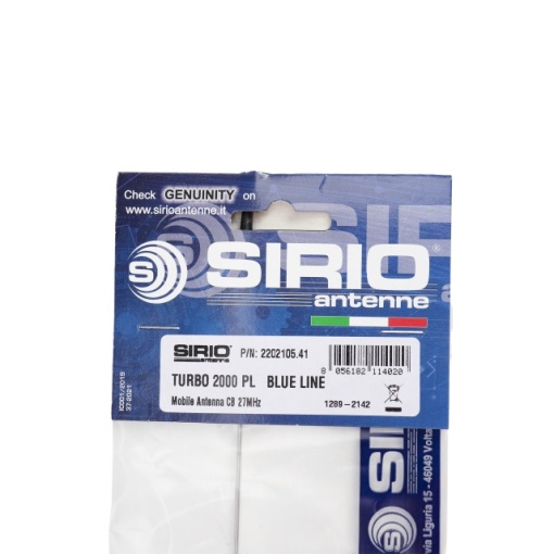 Antena CB Sirio Turbo 2000 PL Blue Line, 145cm Cod 2202105.41 fara cablu - Img 2