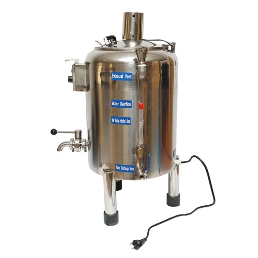 Aparat automat de pasteurizare din inox pentru lapte, sucuri, capacitate 20L 305x350x300mm - Img 3