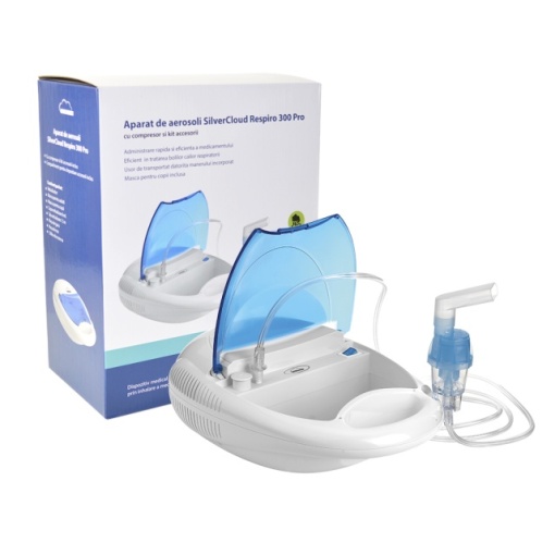 Aparat de aerosoli SilverCloud Respiro 300 Pro cu compresor - Img 4