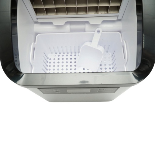Aparat de facut cuburi de gheata inox 20 kg/24h, rezervor apa 2.5L, cos colectare 1.2kg, autocuratare, afisaj digital - Img 12