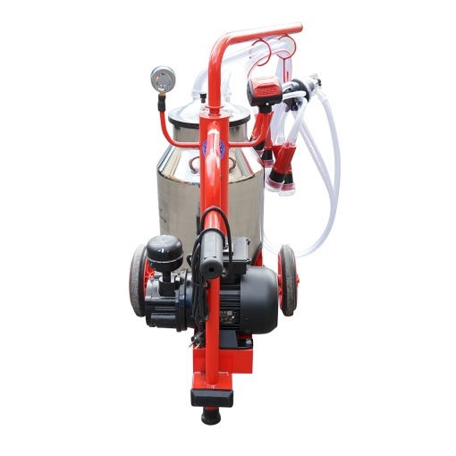 Aparat de muls vaci 1 post bidon 40L inox cu vid in cadru(vacuum) Breckner Germany - Img 5