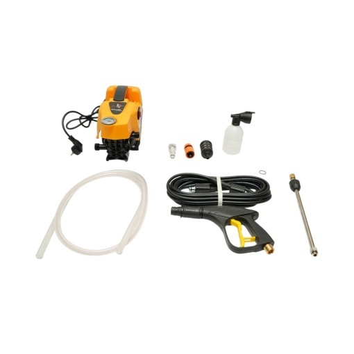 Aparat de spalat cu presiune 800W, 220V, 40 bar, debit 5 L/min cu pistol, rezervor spuma si furtun 7m Breckner Germany - Img 2