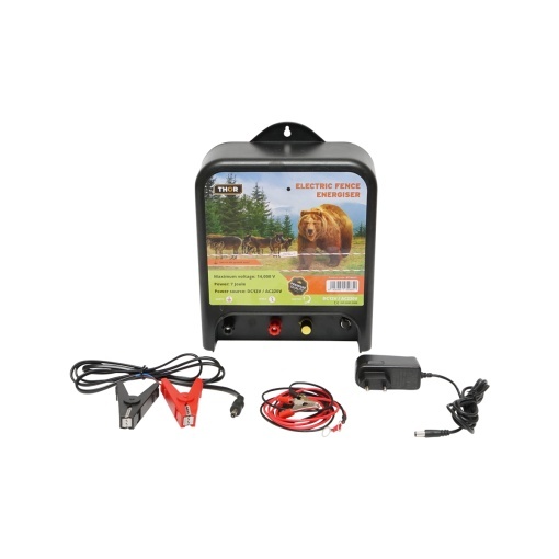 Aparat generator impulsuri DC 220V/AC 12V, 7 Joule bovine-urs-mistret gard electric Thor - Img 4