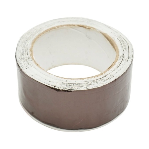 Banda butilica hidroizolanta autoadeziva 50mm x 5m cu folie de aluminiu maro RAL8011 Breckner Germany - Img 3