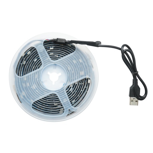 Banda LED cu telecomanda 5V, 3m, control vocal RGB Breckner Germany - Img 5