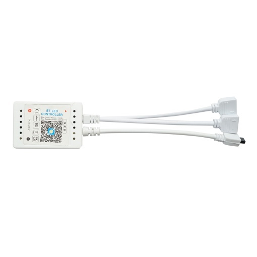 Banda LED smart 2x10m, 12V cu telecomanda, control vocal, bluetooth, aplicatie USB, 20m RGB Breckner Germany - Img 6