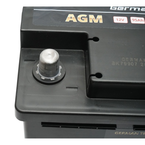 Baterie auto AGM start-stop 12V, 95Ah, 1000A la pornire 350x175x195mm Breckner Germany - Img 7