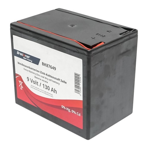 Baterie uscata (nereincarcabila) 9V 130Ah pentru gard electric Breckner Germany - Img 2