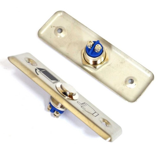 Buton de acces incastrabil SilverCloud PB303, contact iesire NO/COM, max. 12V/24V 3A, otel inoxidabil - Img 4