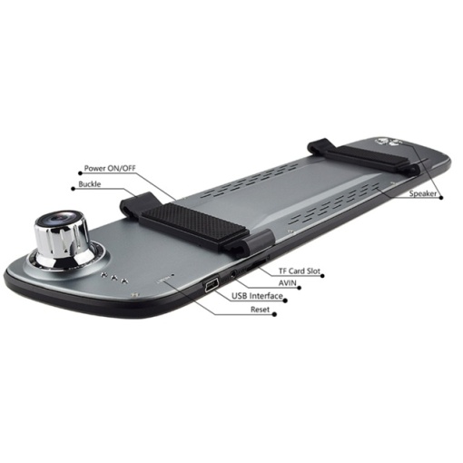 Camera auto DVR PNI Voyager S2000 Full HD incorporata in oglinda retrovizoare 1080P 170 grade, 5 inch, touchscreen IPS, aplicat pe oglinda retrovizoare si camera de mers inapoi 120 grade VGA, mod noap - Img 3