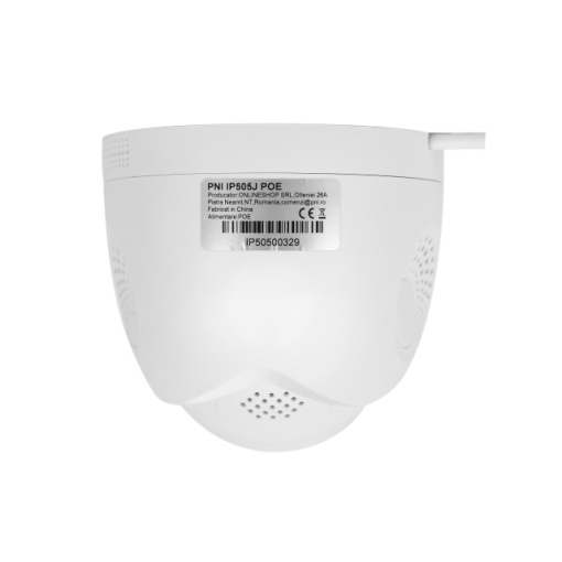 Camera supraveghere video PNI IP505J POE, 5MP, dome, 2.8mm, pentru exterior, alb - Img 4