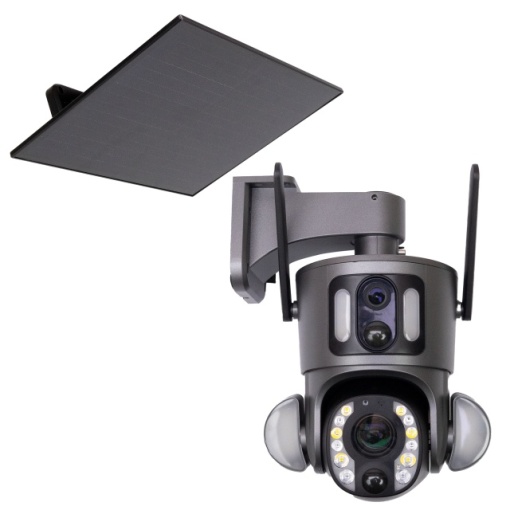 Camera supraveghere video PNI IP753, Wi-Fi, Dual lens, 2 x 2MP, IP66 cu panou solar si acumulator inclus - Img 7