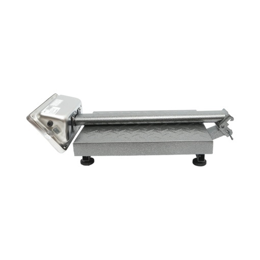 Cantar electronic de podea 150kg tip platforma 400x300mm cu brat pliabil, afisaj LCD Breckner Germany - Img 4