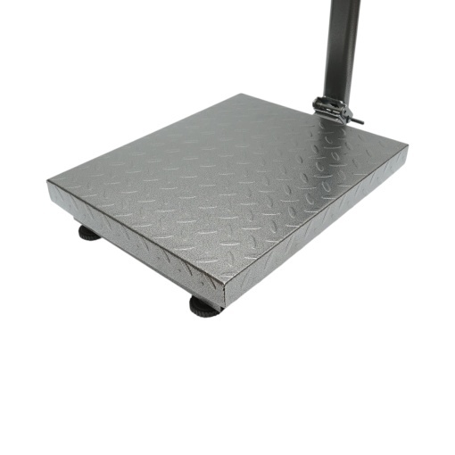 Cantar electronic de podea 350kg tip platforma 500x400mm cu brat pliabil, afisaj LCD Breckner Germany - Img 9