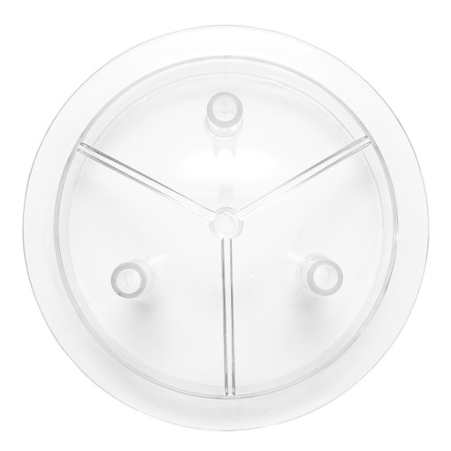 Capac transparent bidon 40L cu 3 iesiri pentru aparat de muls vaci Breckner Germany - Img 2