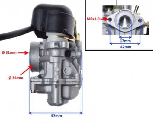 Carburator scuter Suzuki Katana - Img 3