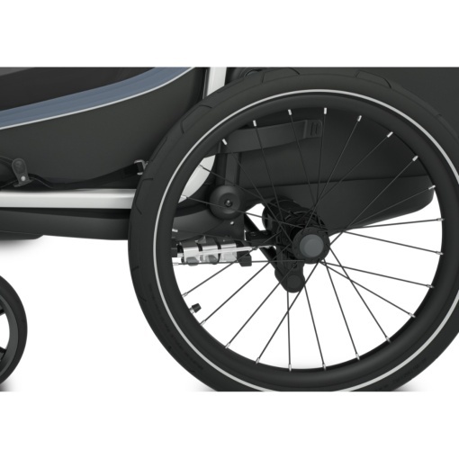Carucior multisport double Thule Chariot Cab, Dark Gray - Img 6
