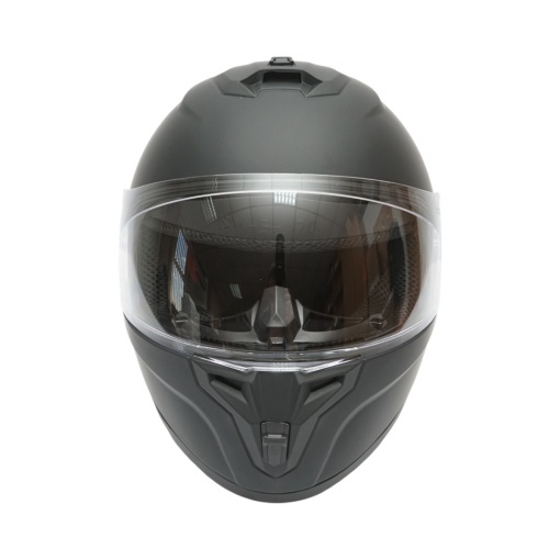 Casca moto integrala neagra cu viziera transparenta, marimea L Grit - Img 2
