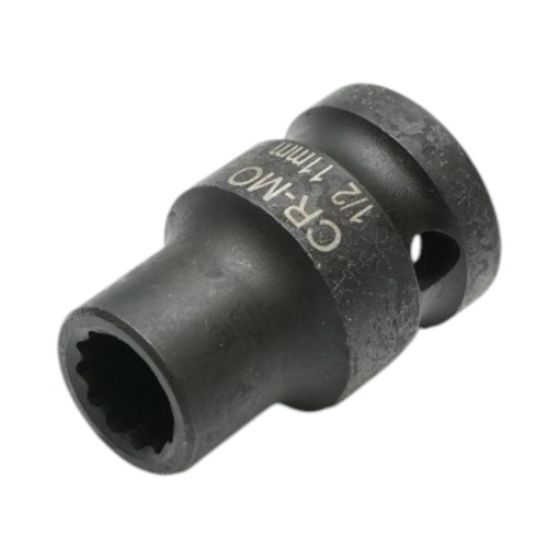 Cheie tubulara de impact bihexagonala 11mm, 38mm, patrat 1/2 inch Cr-Mo Breckner Germany - Img 2