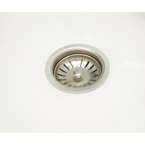 Chiuveta bucatarie multifunctionala din otel inoxidabil alb mat PVD cu doua baterii, afisaj digital temperatura, doua cascade, dozator detergent, spalator pahare, scurgator, tava, tocator si accesorii incluse 75x46x22cm - Img 13