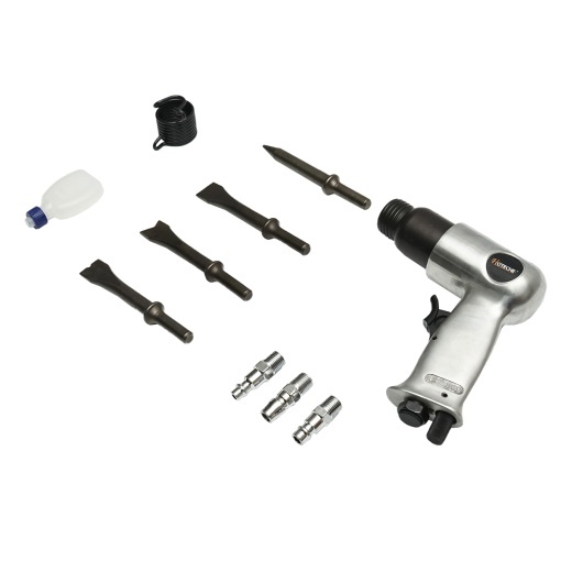 Ciocan pneumatic de impact 6.3 Bar cu 3 tipuri de cuple rapide si 4 dalti Hoteche - Img 3