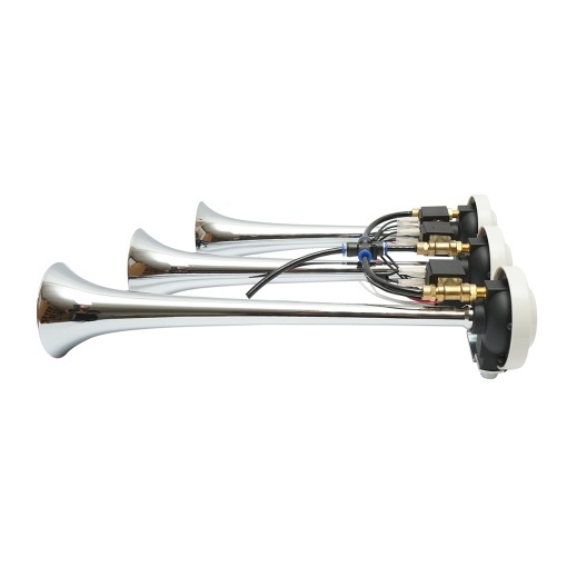 Claxon 3 trompete 24V pentru compresor de aer - Img 3