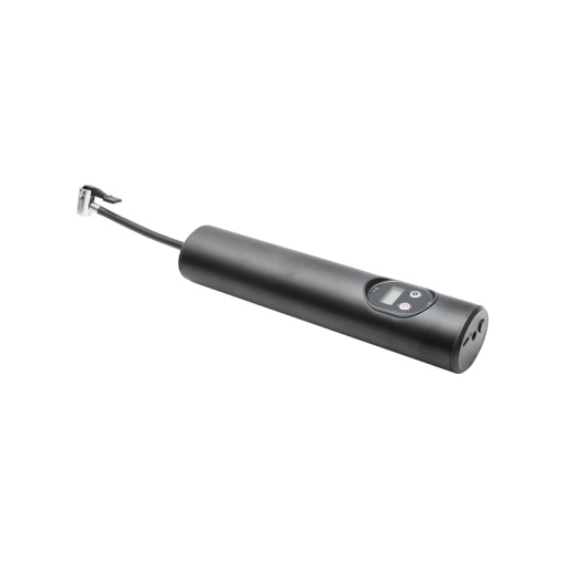 Compresor aer portabil negru 12,4V baterie 6000Am reincarcabila 250x56x47mm cu accesorii - Img 5
