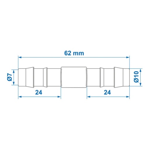 Conector drept apa 10mm 2 buc - Img 4