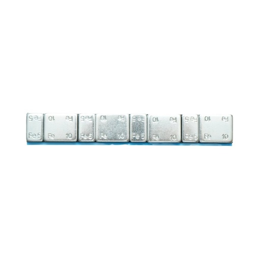 Contragreutati autoadezive zincate echilibrare roti Fe 60g (5gx4 buc + 10gx4 buc) 100 benzi/cutie - Img 5