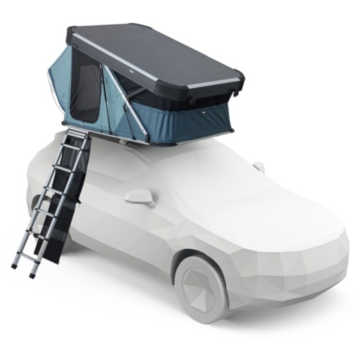 Cort auto cu prindere pe plafon, Thule, Widesky, pentru 2 persoane, Dark Slate - Img 3