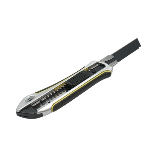 Cutit cutter profesional, lama 18mm cu maner anti-alunecare, corp aliaj de zinc Crownman - Img 4