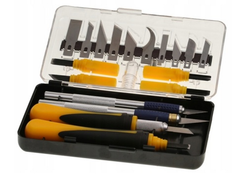 Cutite si daltite modelistice de precizie – set 22 bucati - Img 5